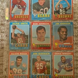 Topps Vintage 1971 Football Lot